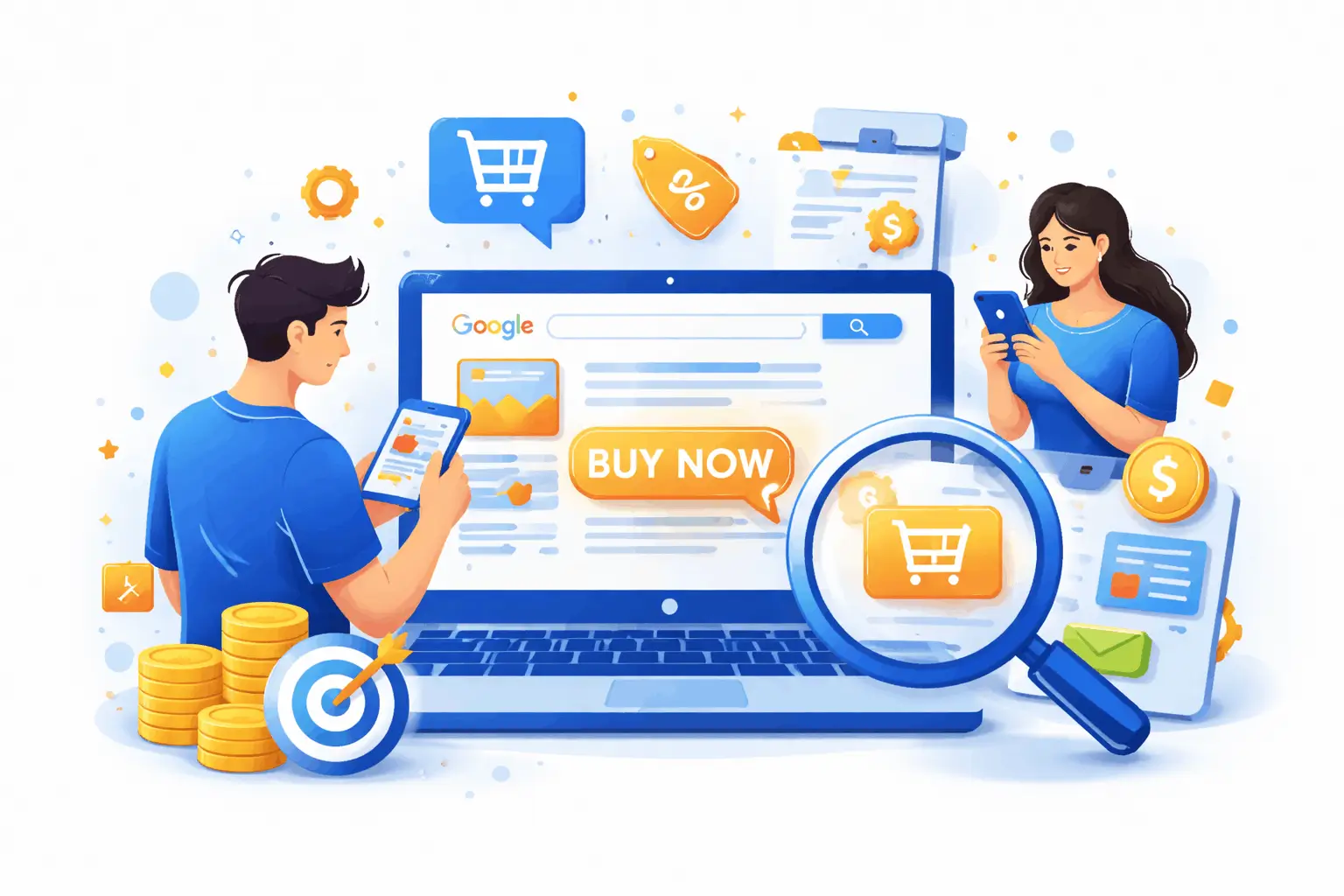 Capture High-Intent Buyers Your ads show when people actively search for your product or service — not just browsing, but ready to buy.