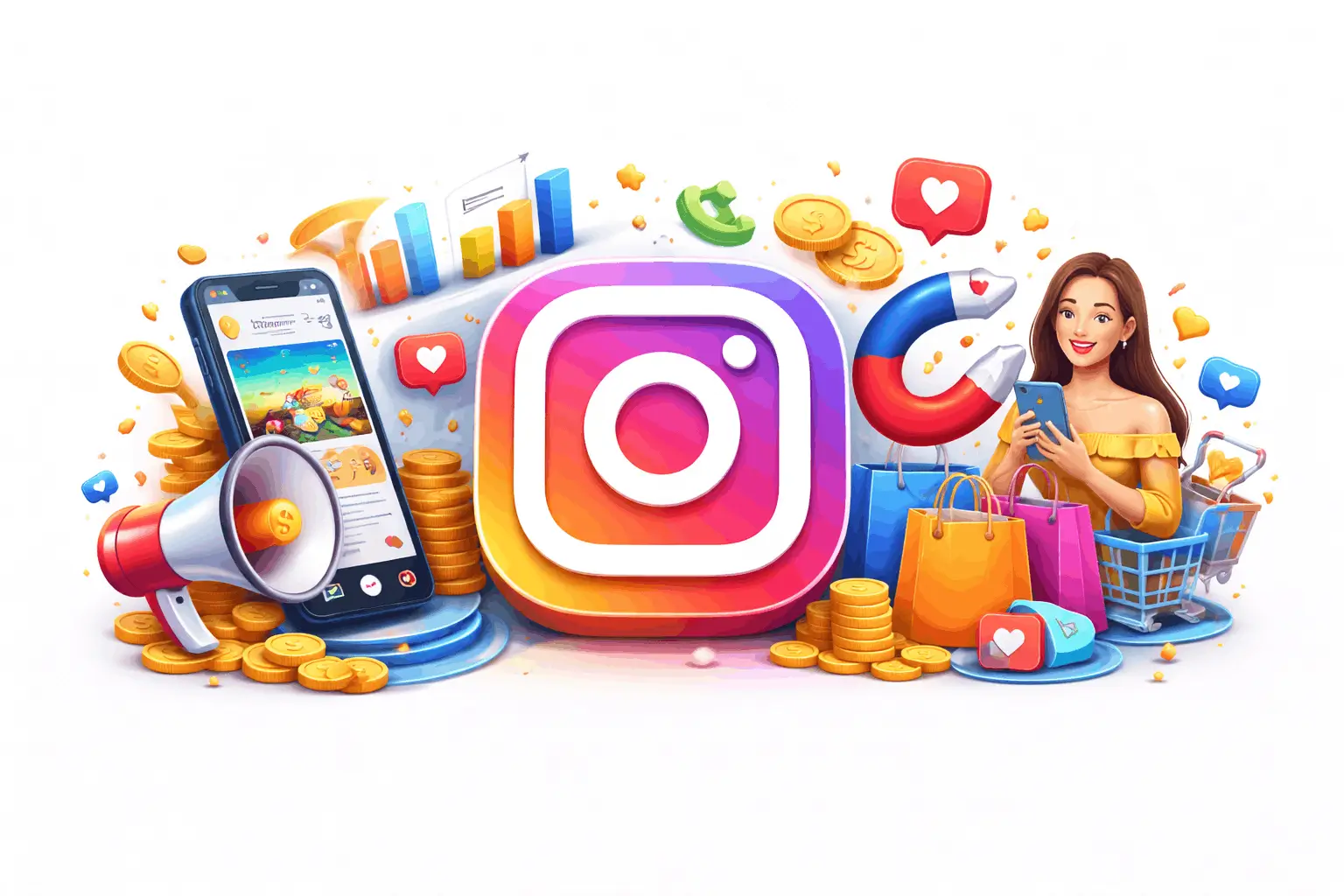 Instagram Marketing Instagram is about attention and connection. We use viral content principles, visual storytelling, and audience psychology to help brands grow faster. Our strategies focus on reach, engagement, and conversions — not vanity followers.