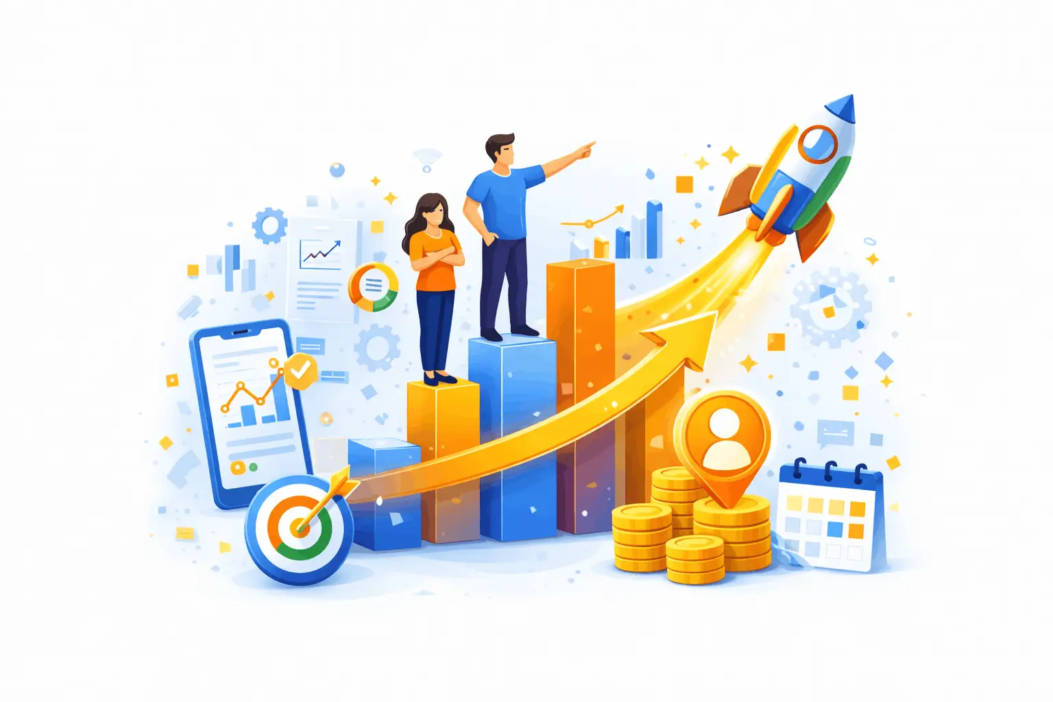 Scalable Growth Start small, prove what works, and scale your winning campaigns to grow revenue 10×