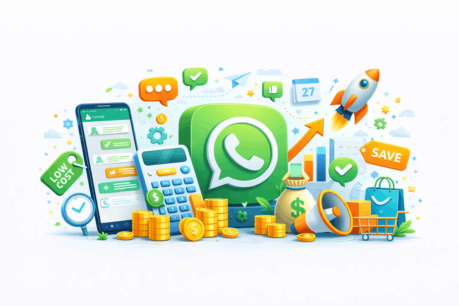 Cost-Effective Marketing WhatsApp marketing is affordable and highly effective, especially for small and growing businesses.