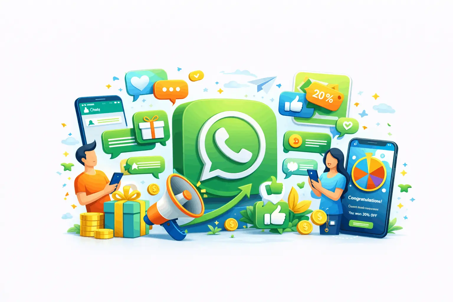 Increase Customer Engagement Personalized messages, updates, and promotions help build loyalty and keep your audience engaged.