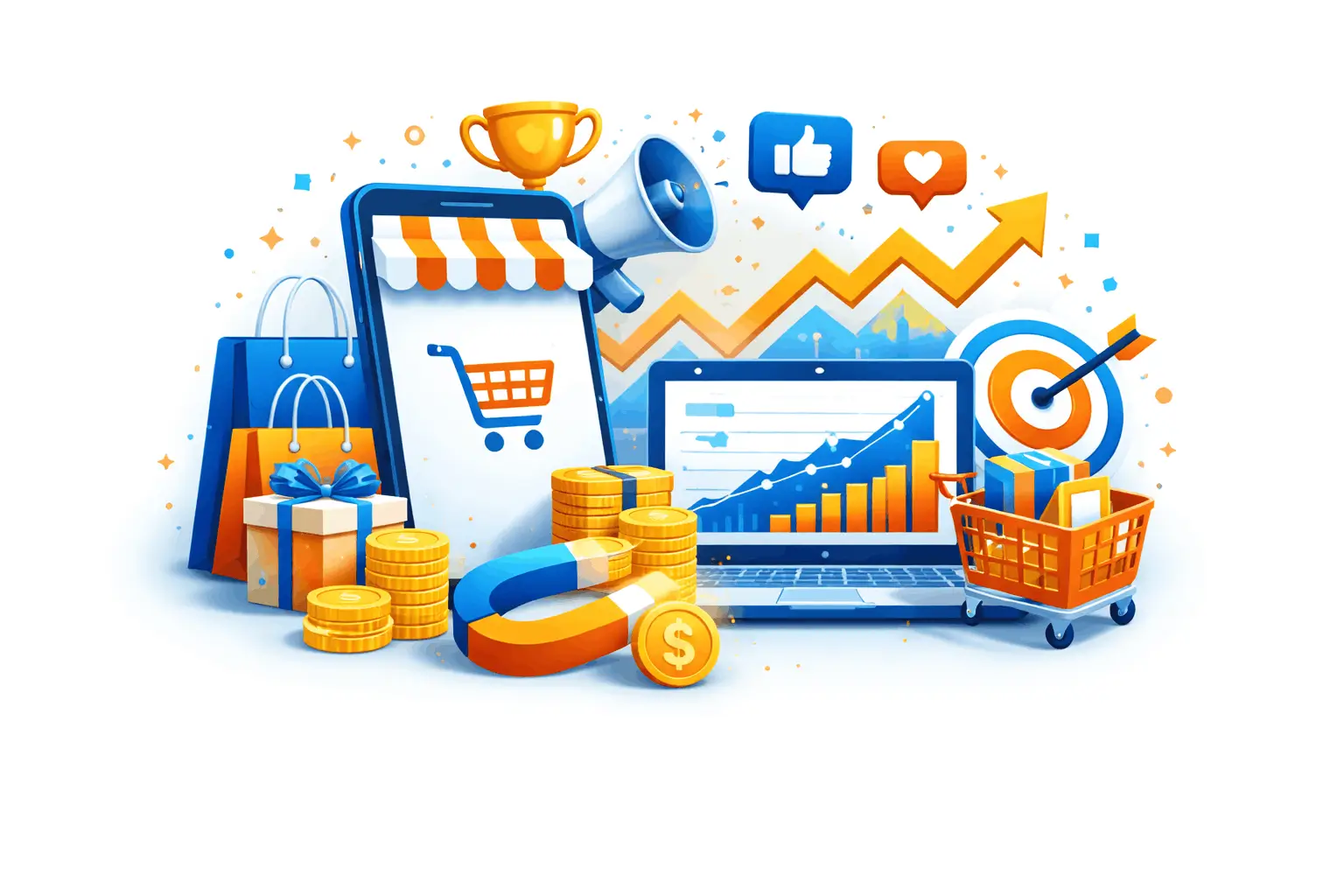 Increase Sales and Conversions With the right creatives, copy, and funnel, Facebook ads turn attention into action—helping you convert clicks into paying customers.