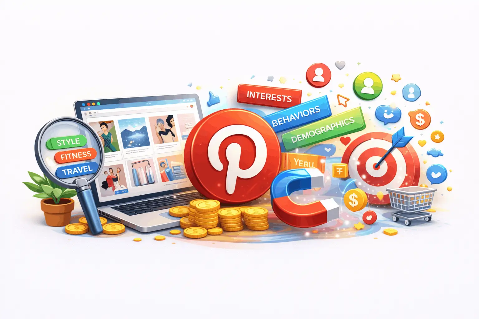 Promoted Pins for Targeted Growth Pinterest ads allow precise targeting by keywords, interests, demographics, and behaviors to reach your ideal audience.