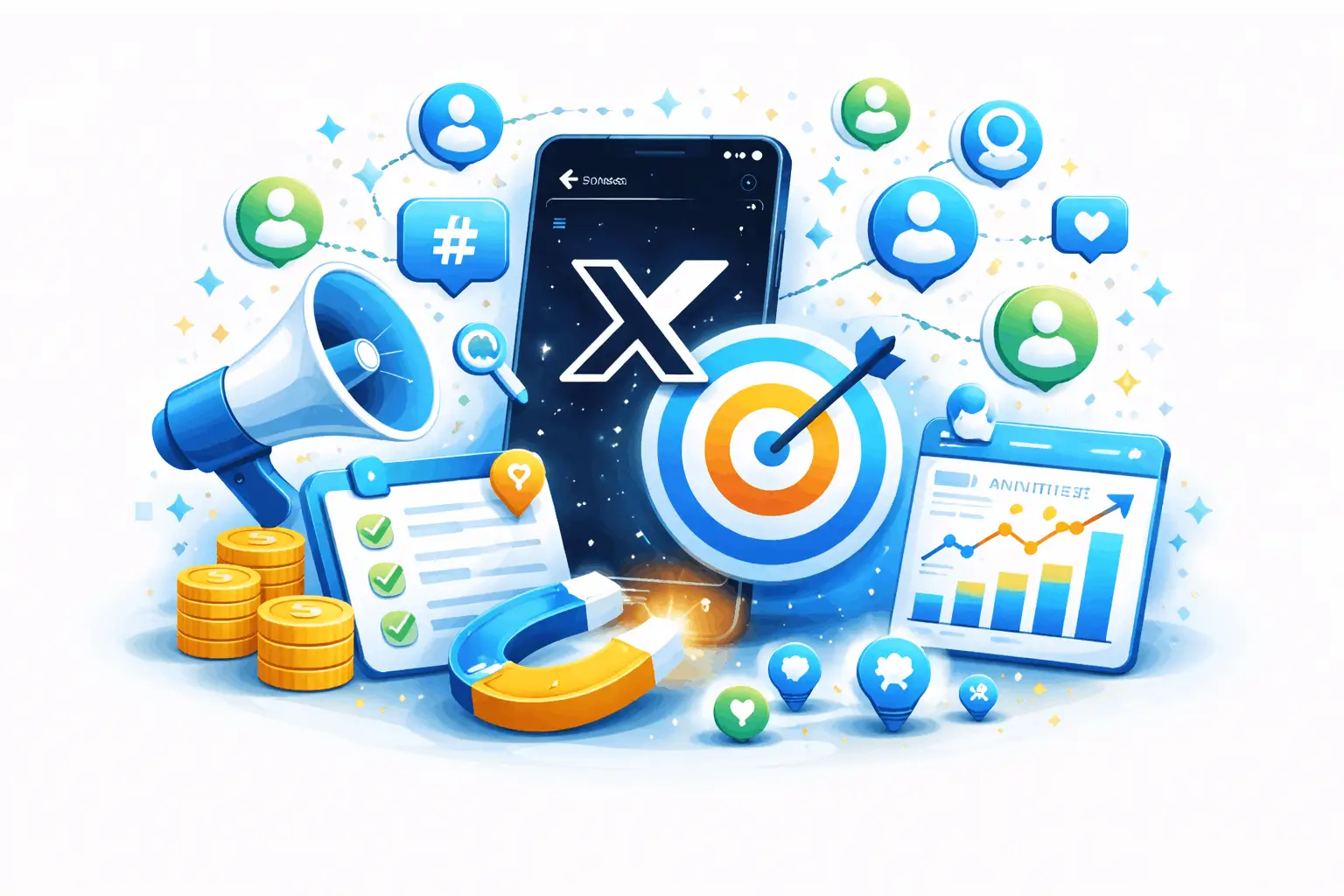 Reach Relevant Audiences Quickly X allows precise targeting by interests, hashtags, topics, and follower networks to reach users who are genuinely interested in your business.