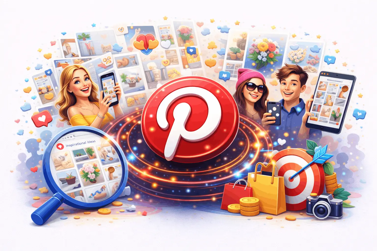 Reach a Highly Engaged Audience Pinterest users are actively searching for inspiration and solutions, making it ideal for targeting potential buyers.