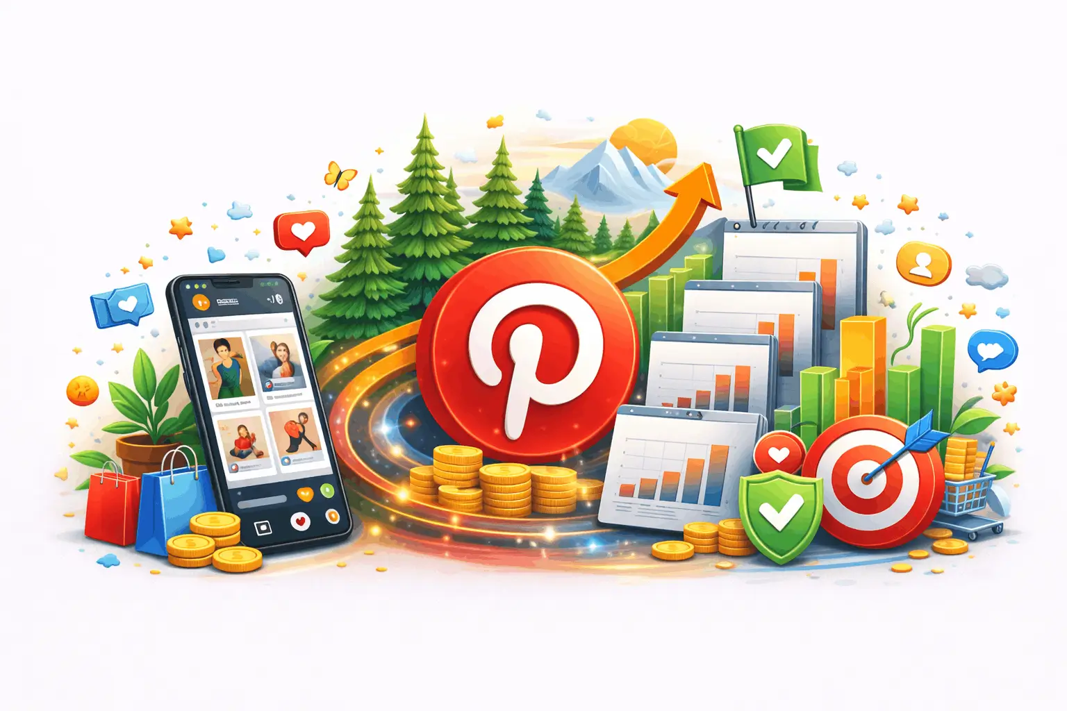 Support Long-Term Growth Pinterest builds evergreen content that continues to drive traffic, leads, and sales over time.