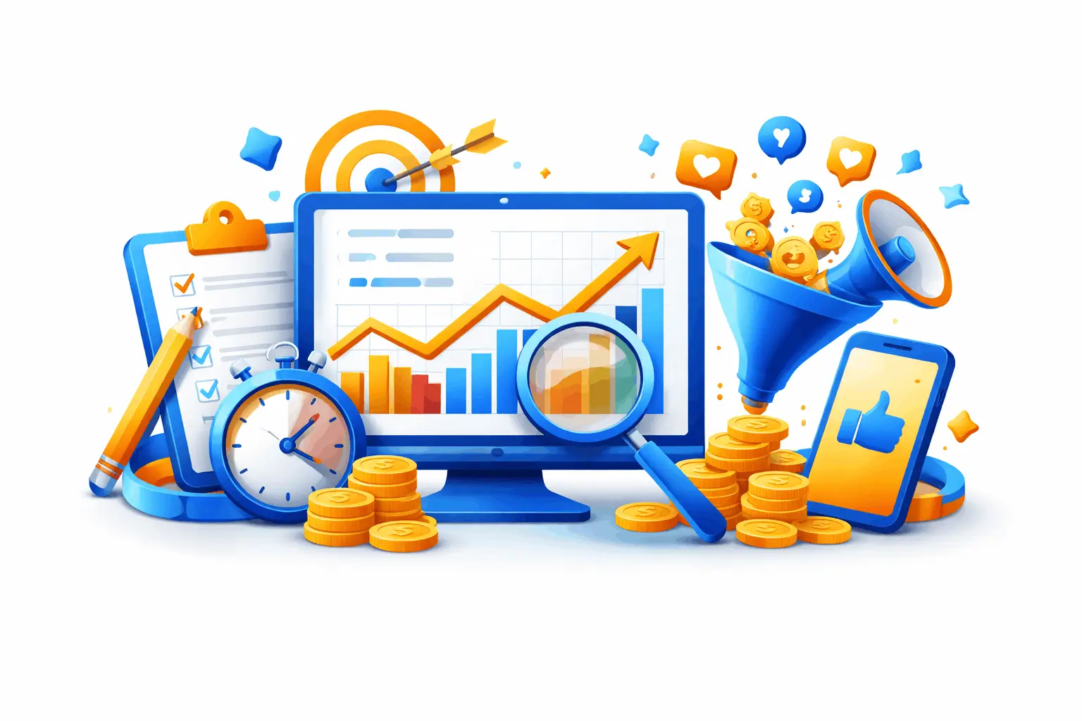 Track Performance and ROI Analytics provide insights on views, engagement, clicks, and conversions to measure the success of your campaigns.