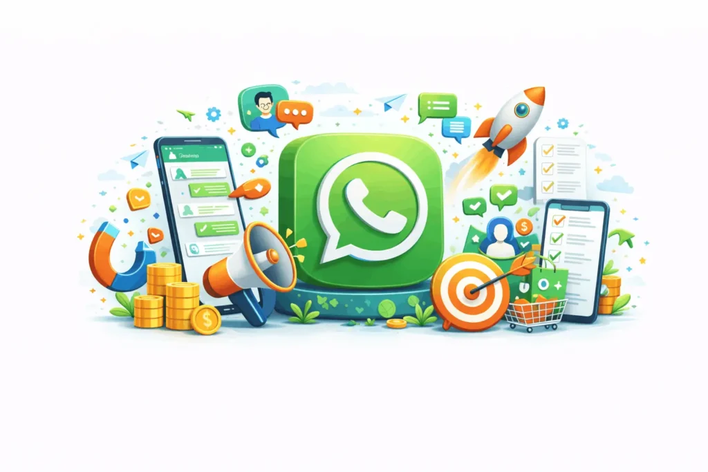 WhatsApp Marketing Most businesses use WhatsApp only to chat with customers, but real WhatsApp marketing is much more than casual messaging. It requires clear strategies, segmented contact lists, automated campaigns, and timely follow-ups to turn conversations into leads and sales. Without the right approach, businesses get messages but no conversions, no repeat customers, and no measurable ROI. At Hayat Marketing, we help businesses grow smarter on WhatsApp by creating result-driven strategies that turn chats, broadcasts, and automated campaigns into real business results. We focus on personalized messaging, customer engagement, and performance tracking to help your brand reach the right audience, nurture leads, and achieve measurable growth within your budget and timeline. Ready to turn WhatsApp into a lead-generating and sales-driving tool for your business?